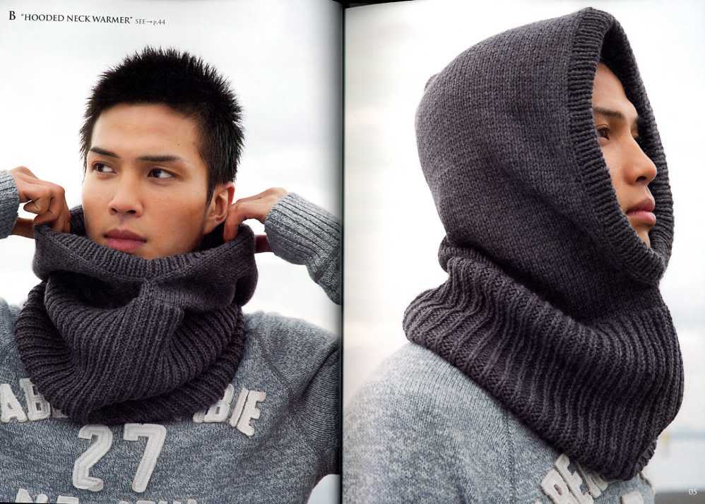 Mens knitted snood pattern