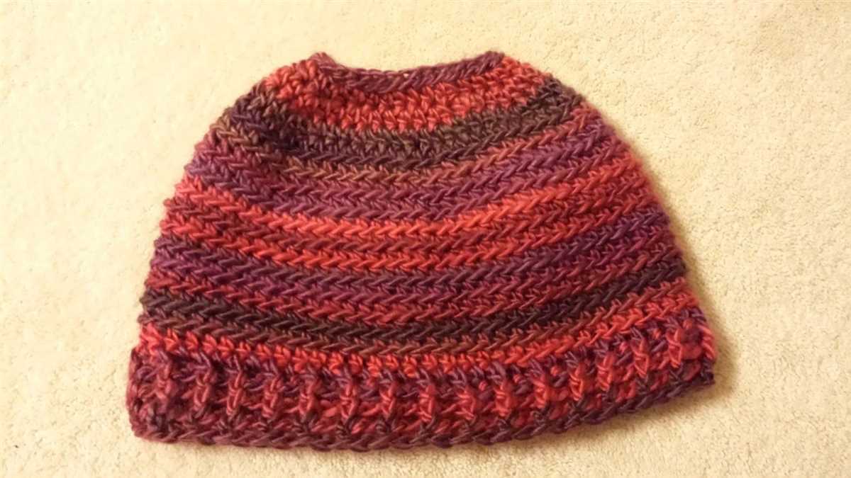 Ponytail knit hat pattern free