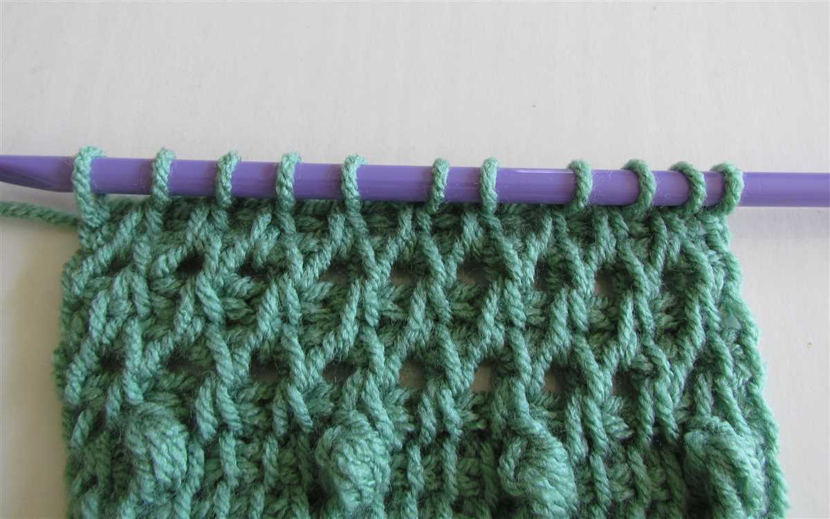 Tunisian knitting patterns