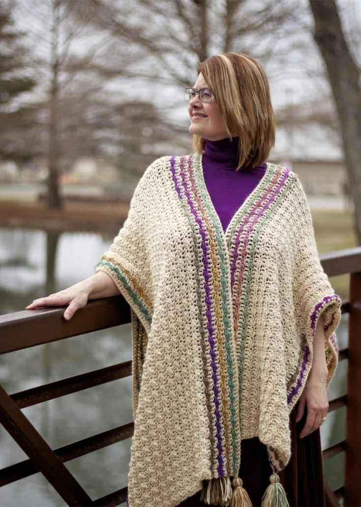 Knit ruana pattern
