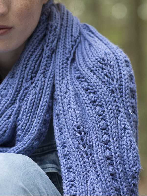 Free scarf knitting patterns bulky yarn