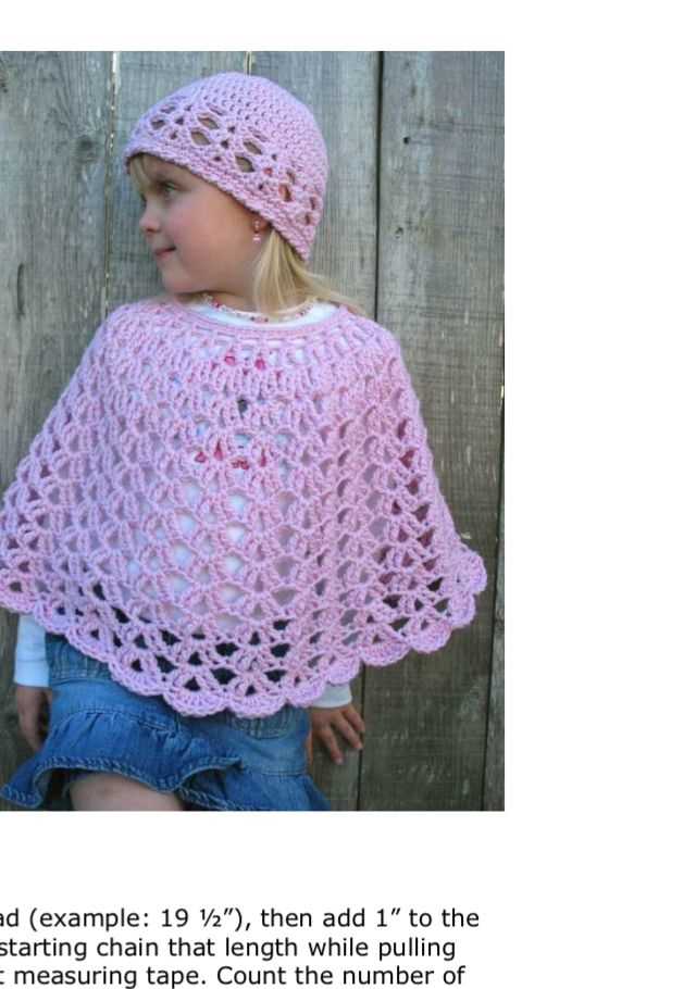 Lacy poncho knitting pattern free