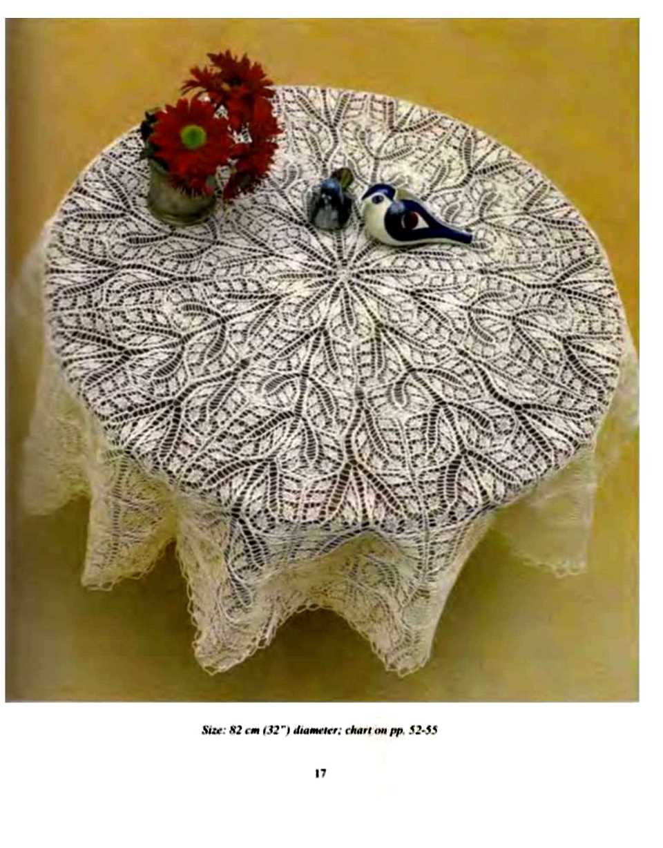 Knit patterns tablecloth patterns