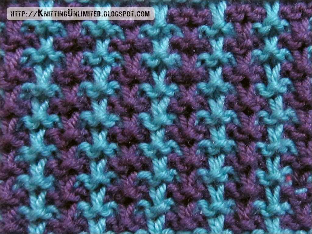 2 color knitting patterns