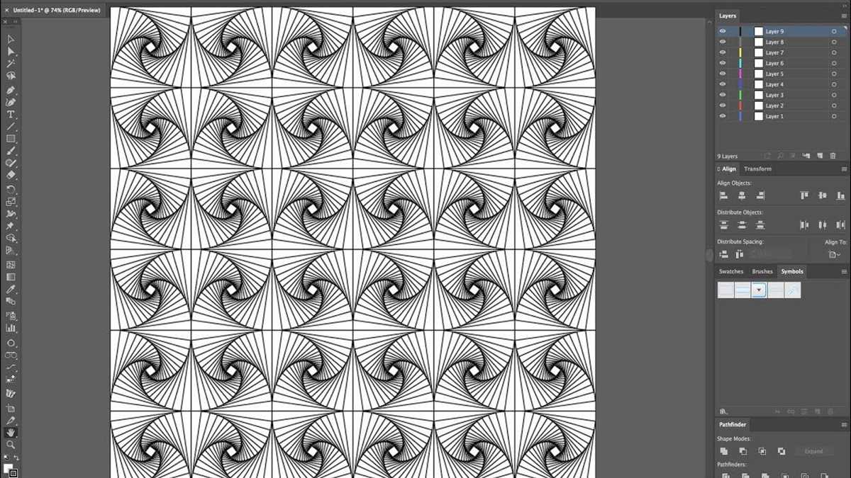 How to make knit pattern in illustrator