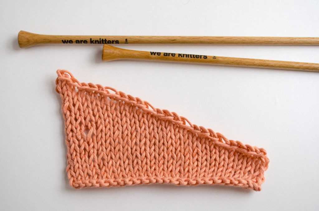 Bias knitting patterns
