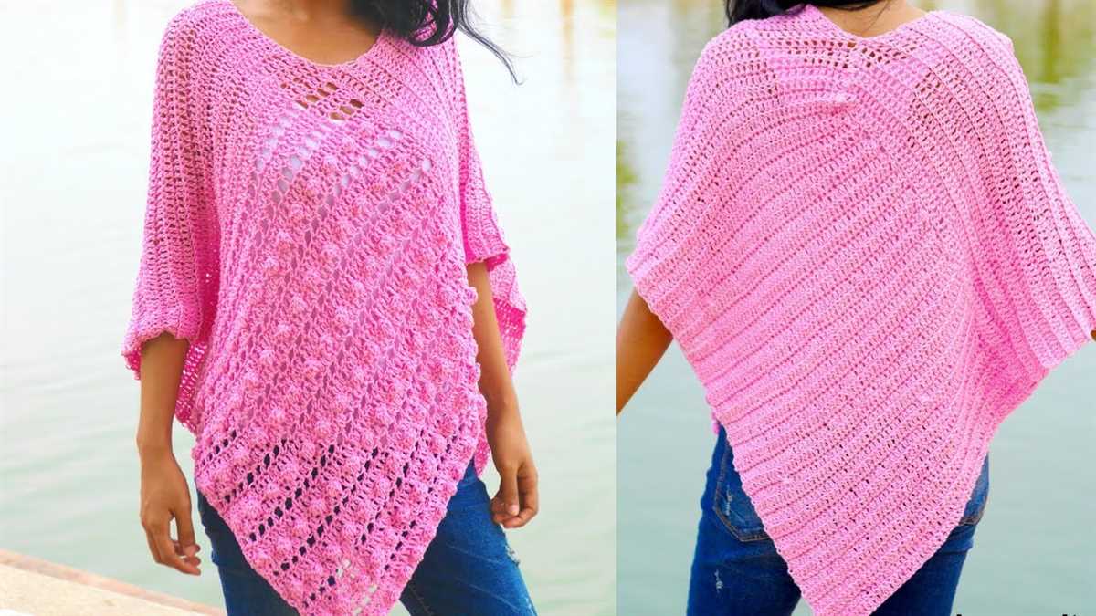 Rectangle poncho knitting pattern free