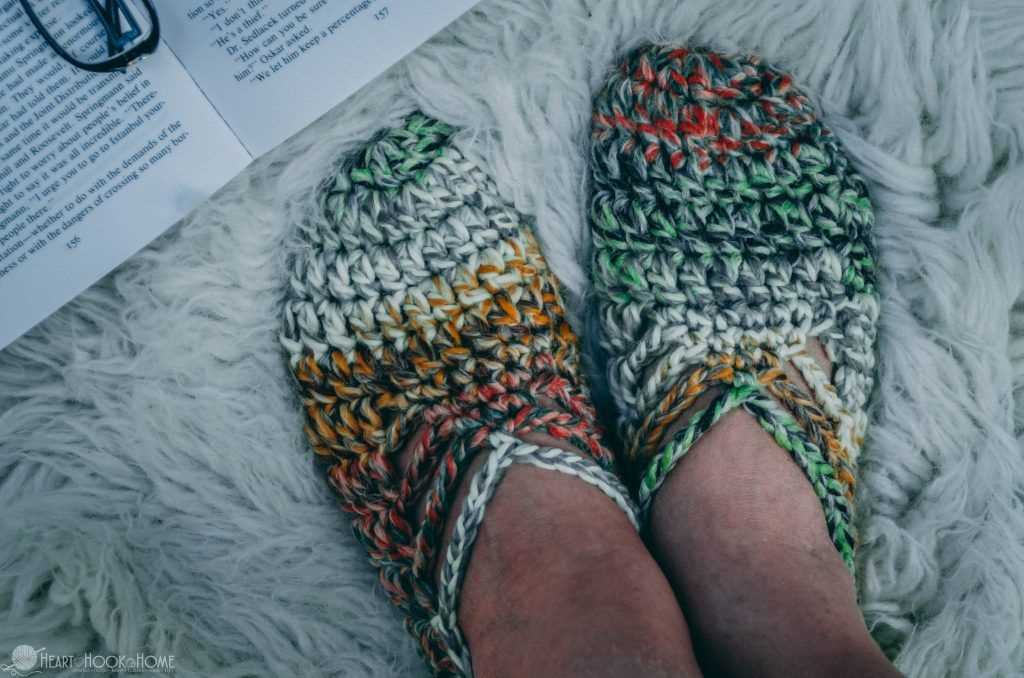 Knitted ballet slippers pattern