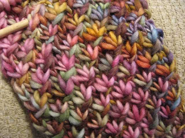 Star stitch scarf knitting pattern