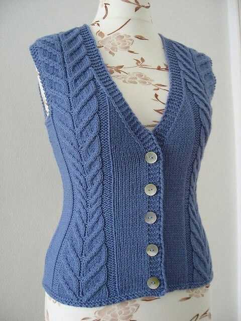 Ladies knitted vest patterns
