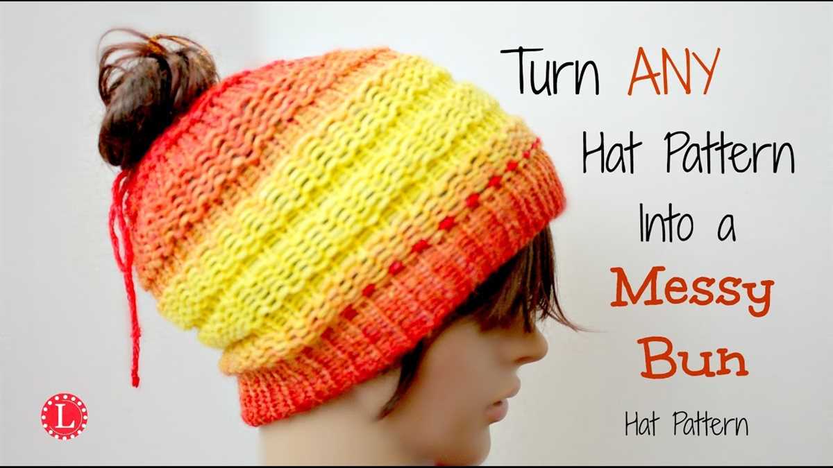 Knit loom hat patterns