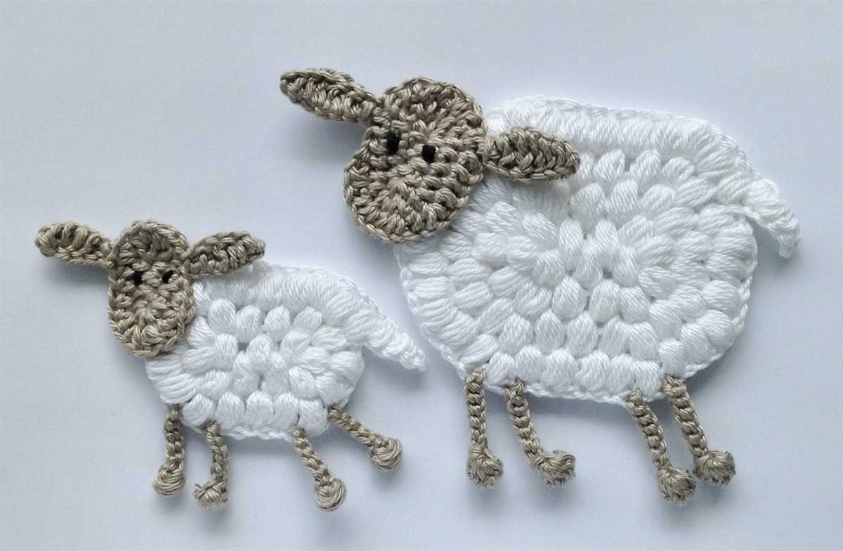 Sheep motif knitting pattern