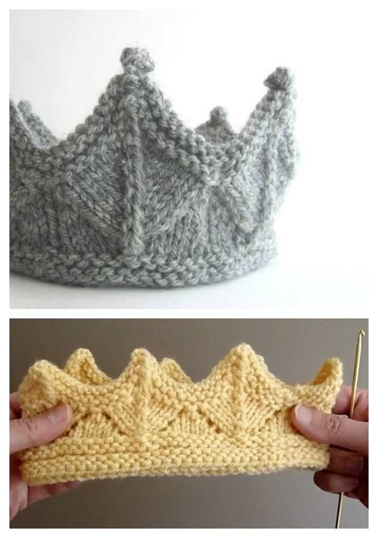 Knitted crown patterns free