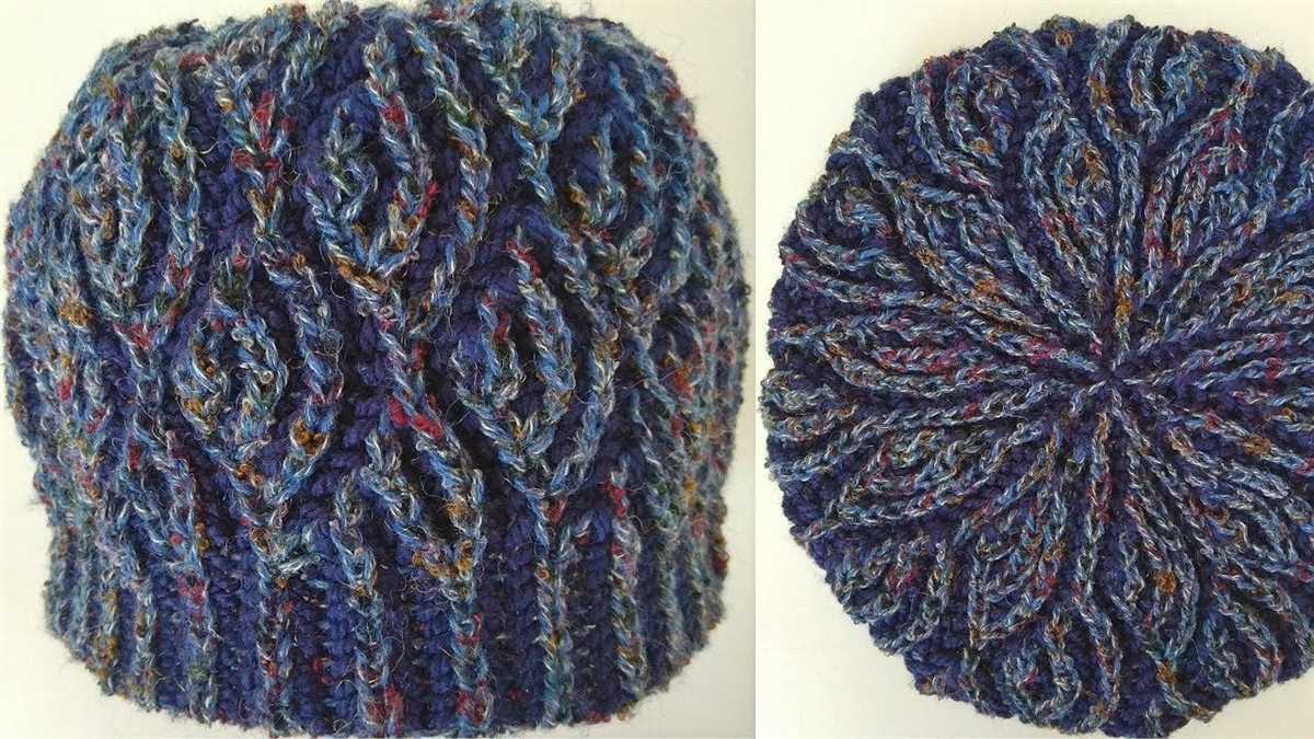 Brioche knitting hat patterns