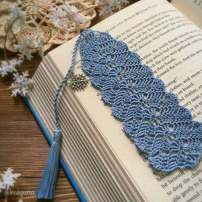 Knitted bookmarks patterns