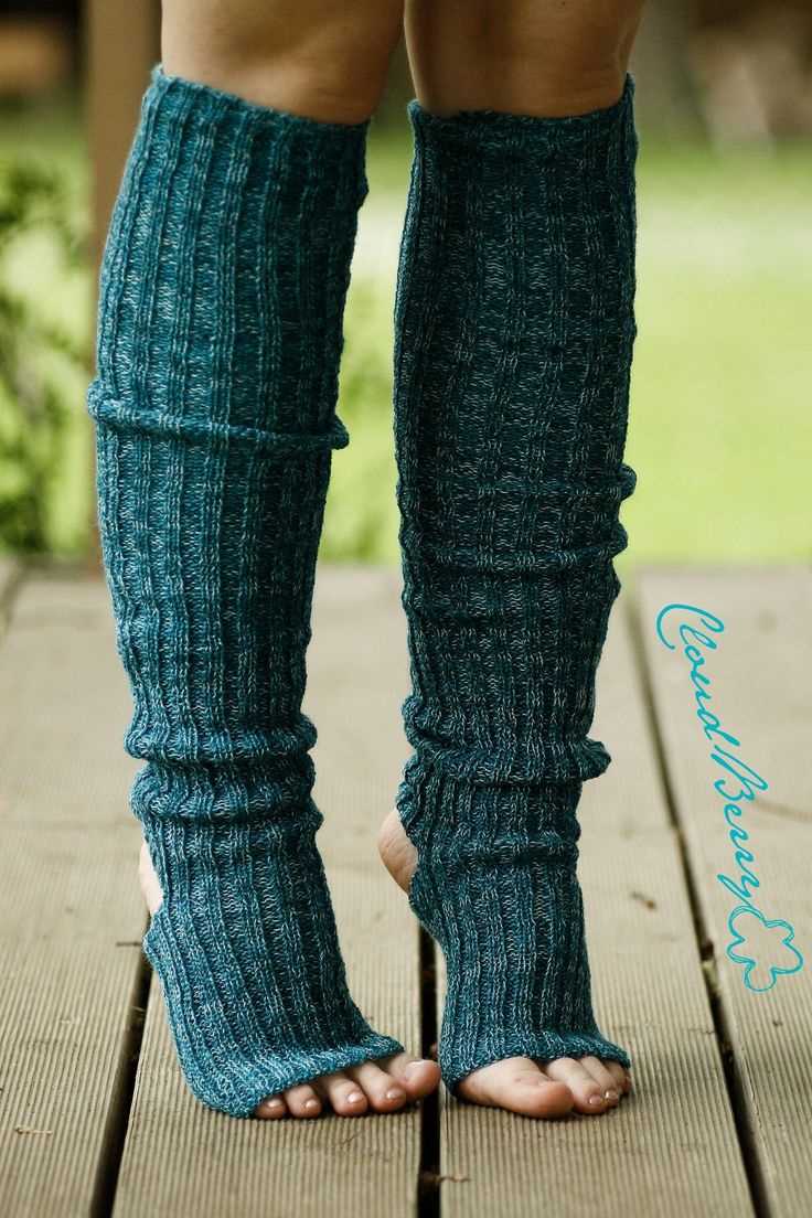 Yoga leg warmers knitting pattern