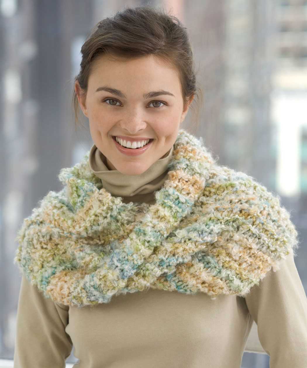 Pattern for a knitted scarf