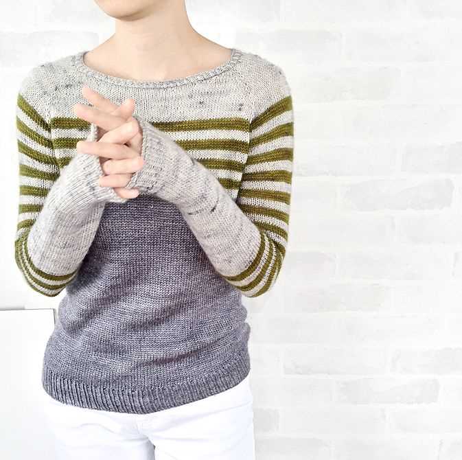 Yoga sweater knitting pattern