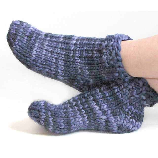 Bulky socks knitting pattern