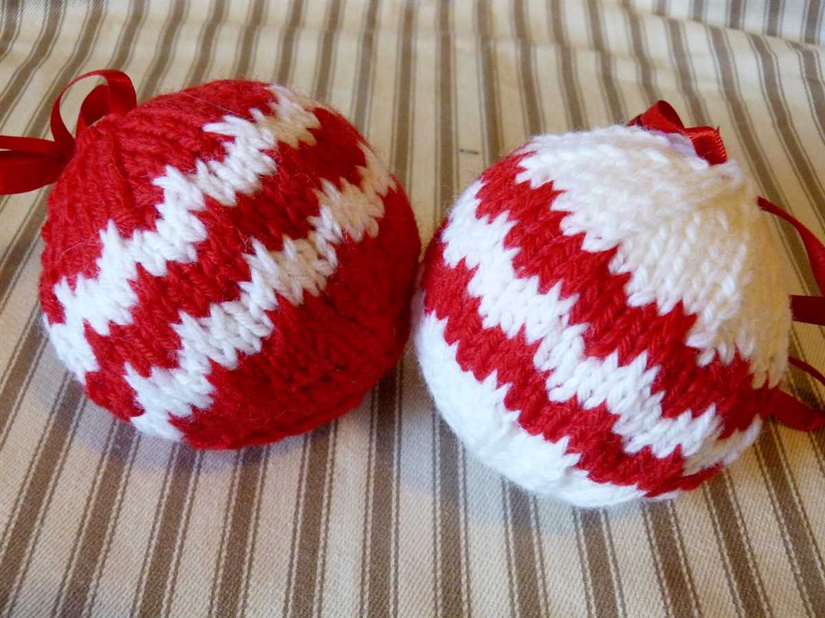 Knitted christmas ornaments patterns free