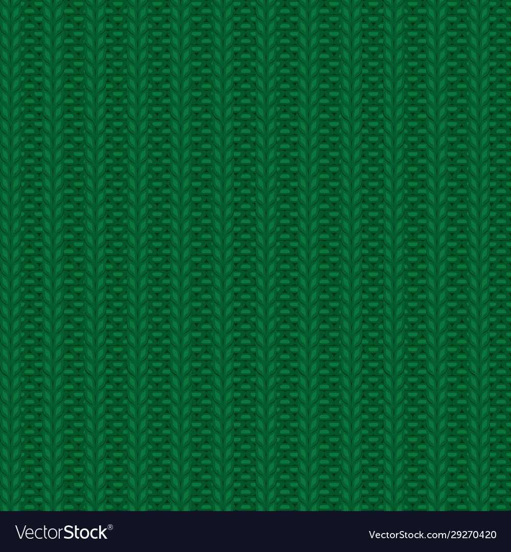 Rib knit pattern