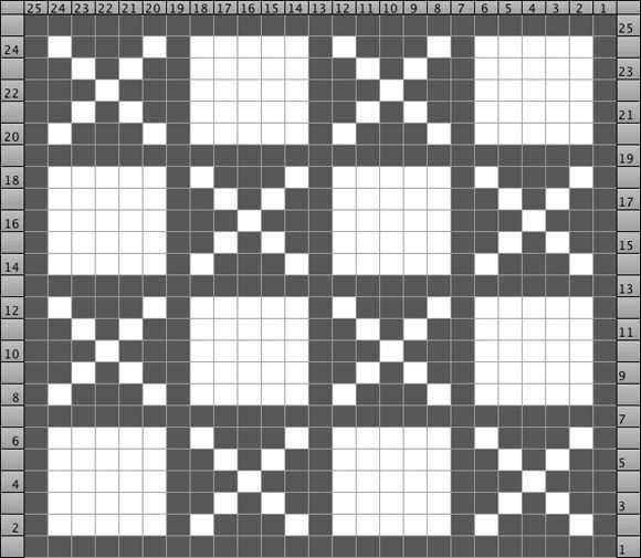 Free geometric knitting patterns