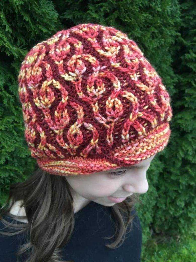 Brioche knit hat pattern