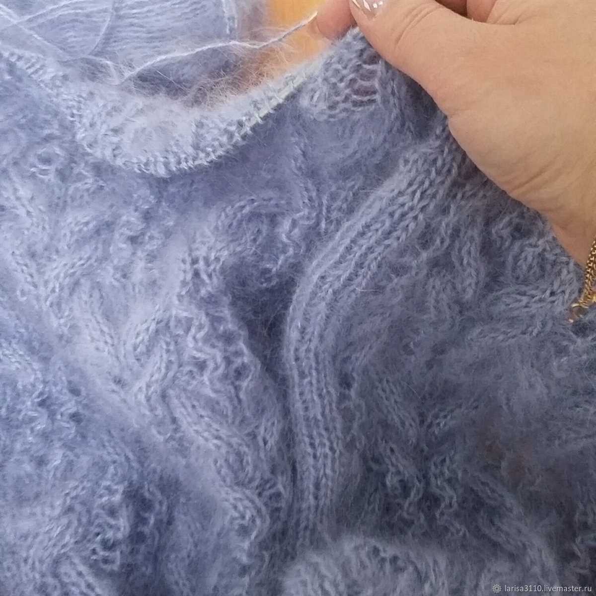 Mohair throw knitting pattern