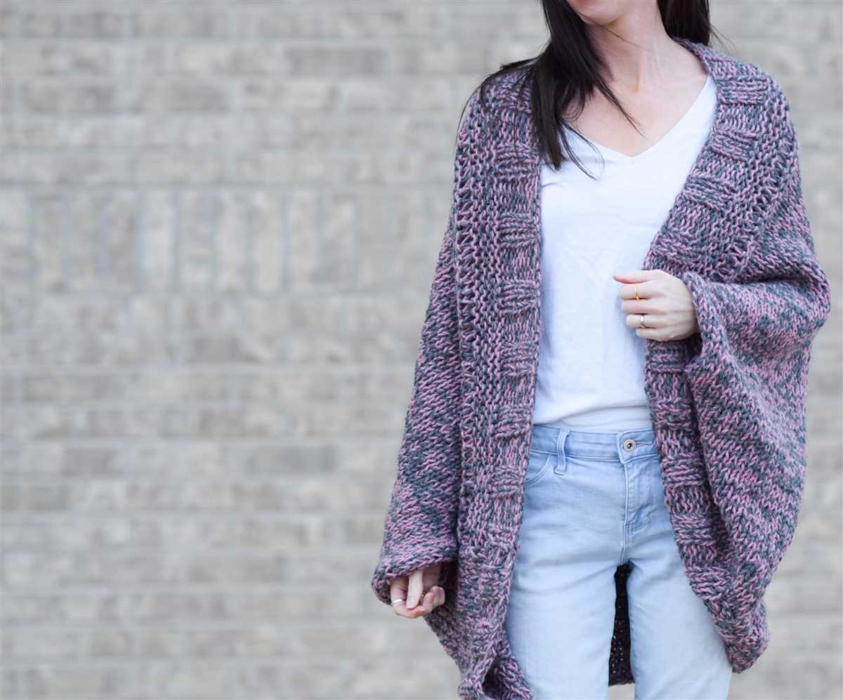 Beginner knit cardigan pattern