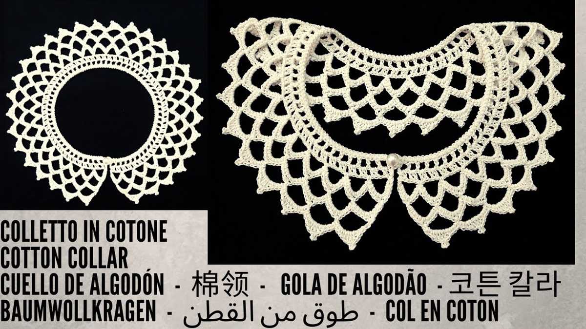 Stunning Lace Collar Knitting Pattern - Elevate Your Style with Handmade Elegance Knit lace collar pattern