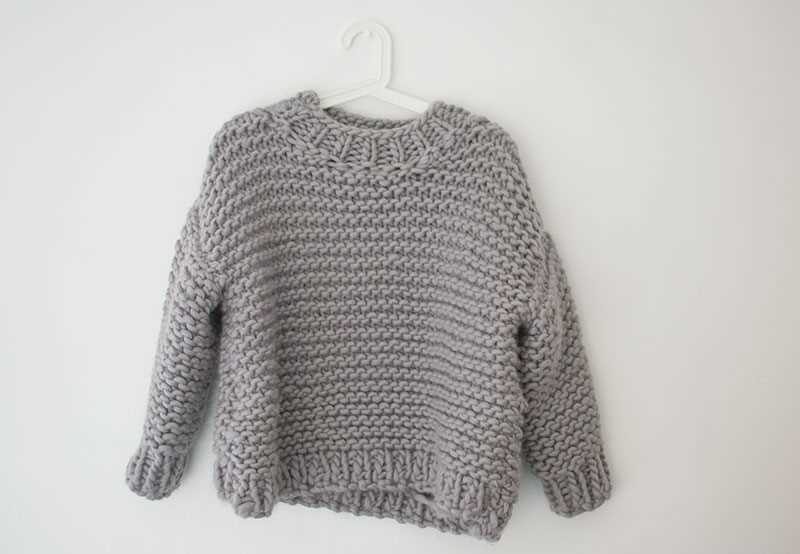 Chunky knit jumper pattern free