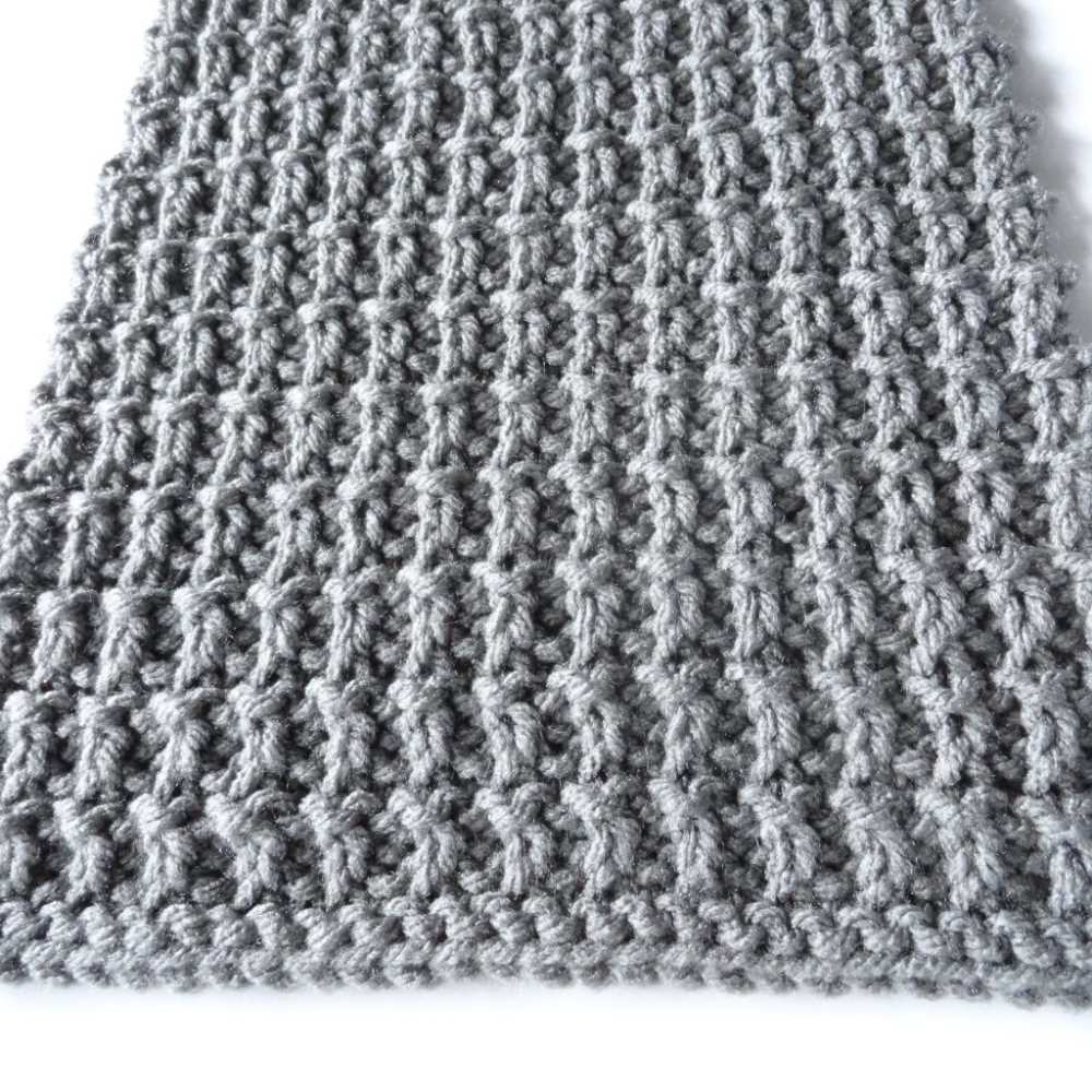 Ridge pattern knitting