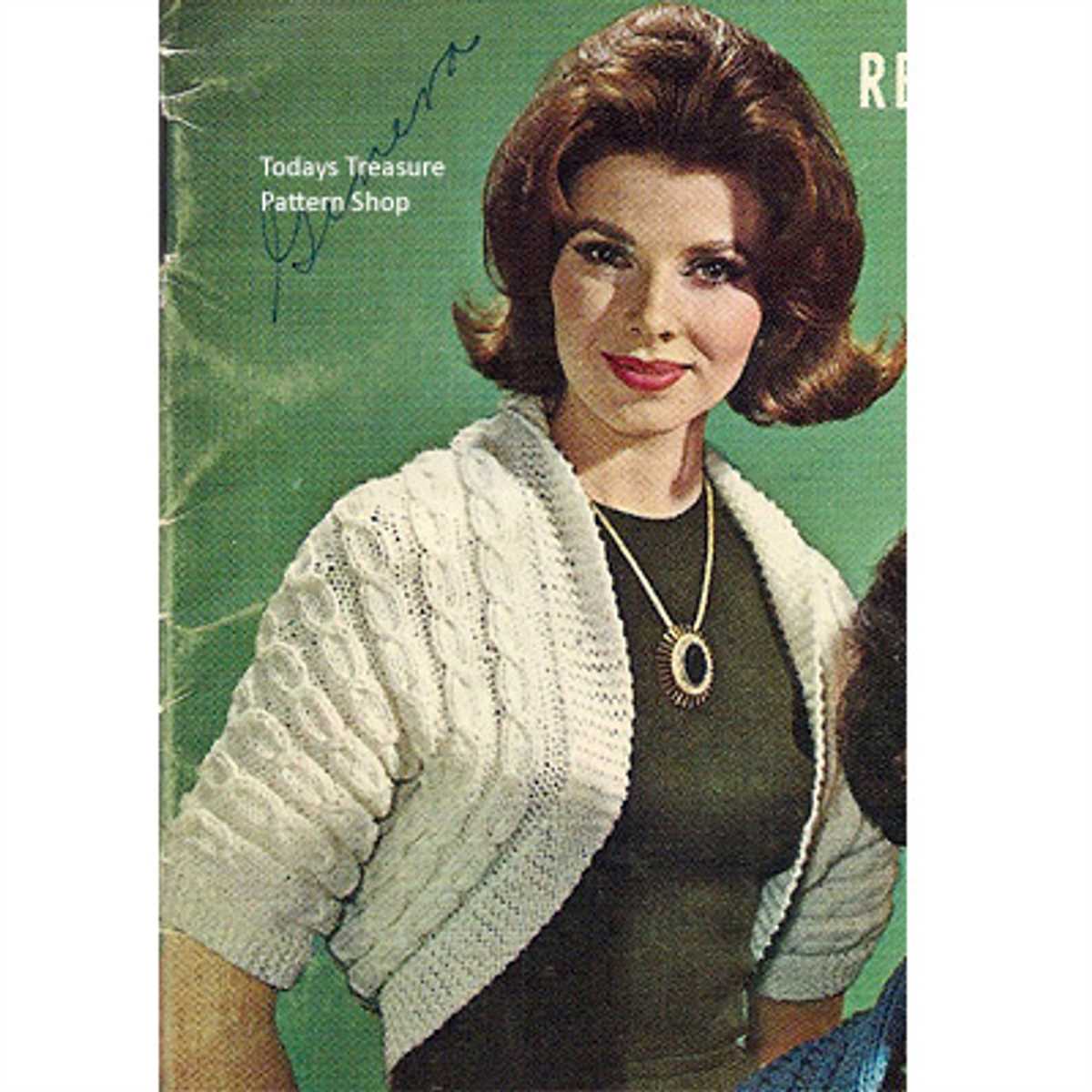 Vintage shrug knitting pattern