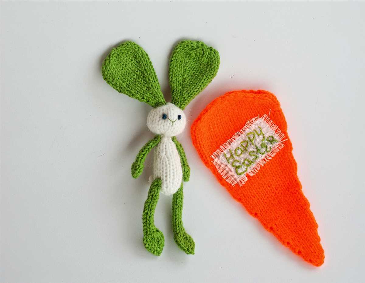 Carrot knitting pattern