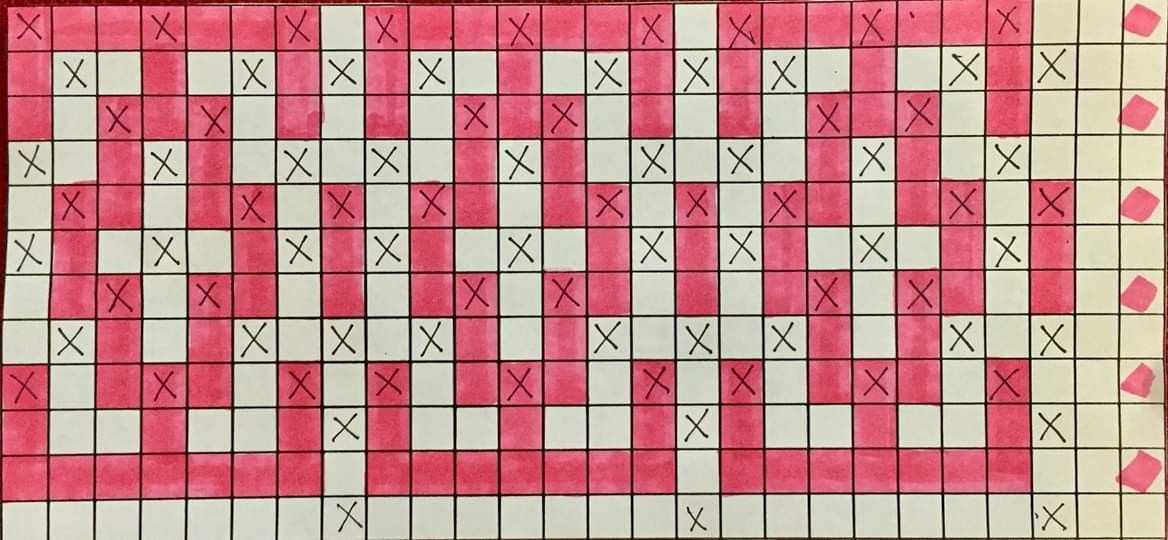 Mosaic knitting pattern generator