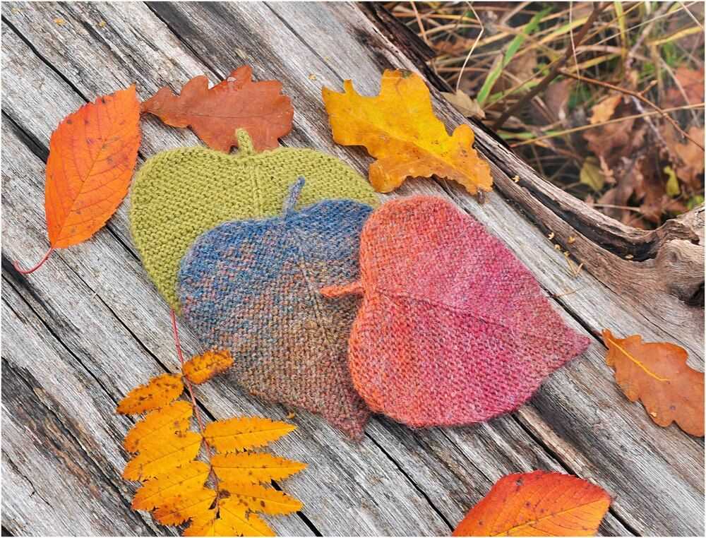Autumn leaves knitting pattern free