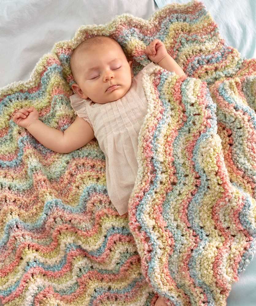 Red heart free knitting patterns for baby blankets