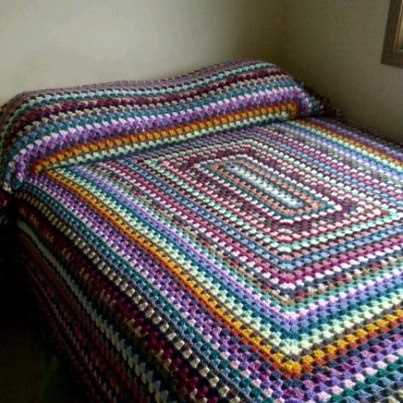 Queen size knit blanket pattern