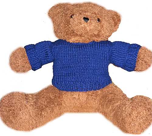 Build a bear sweater knitting pattern