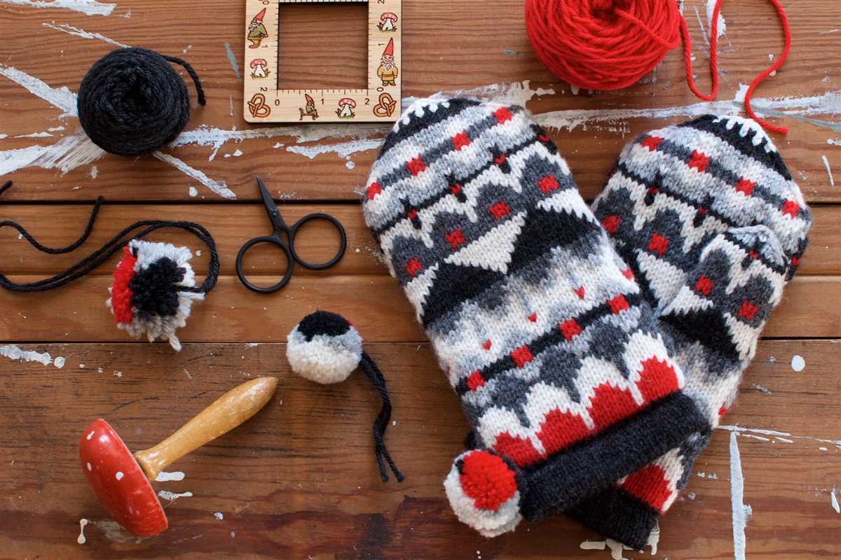 Bernie mittens knitting pattern