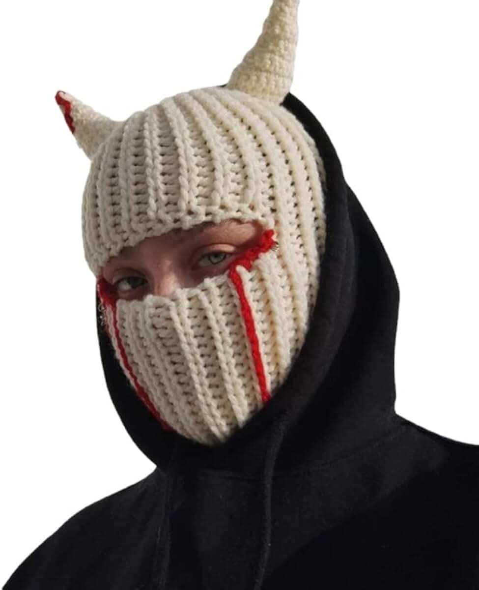Flat knit balaclava pattern