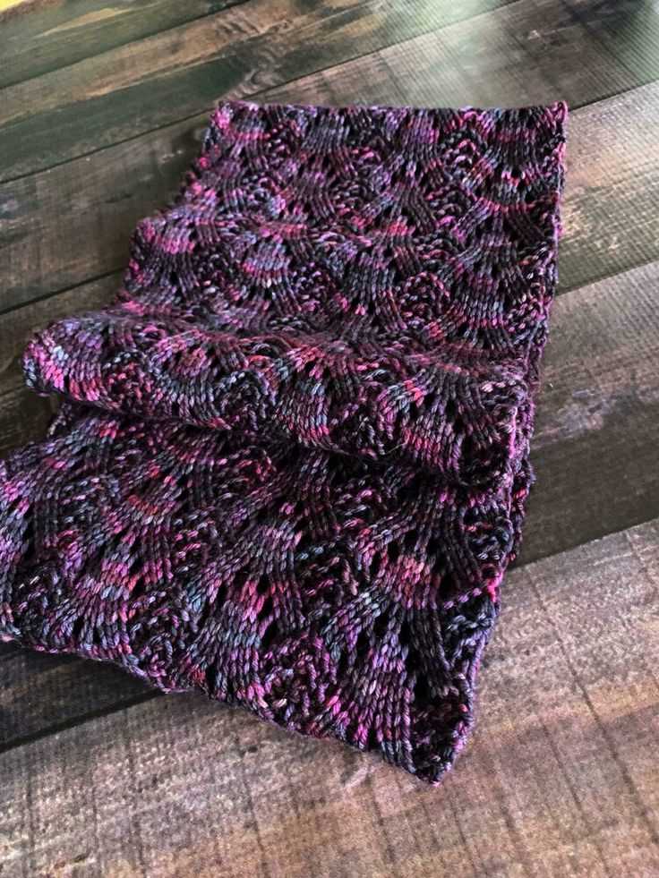 Raindrop knitting pattern