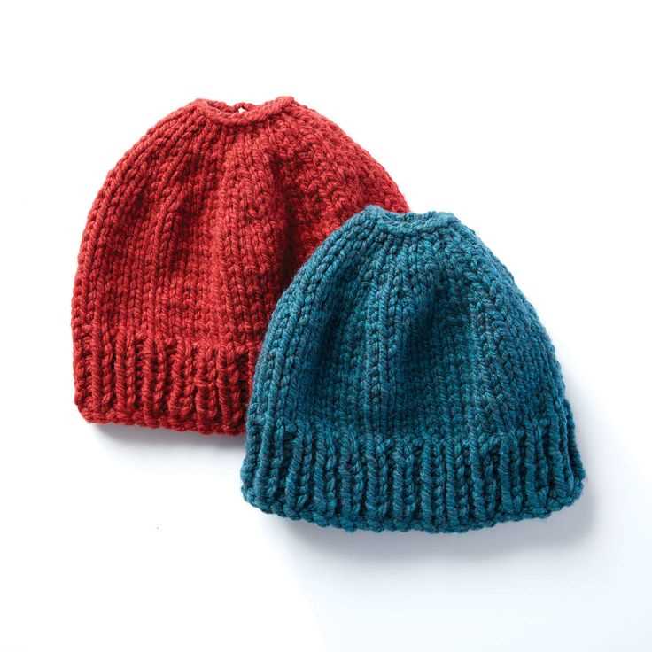 Messy bun beanie knit pattern free