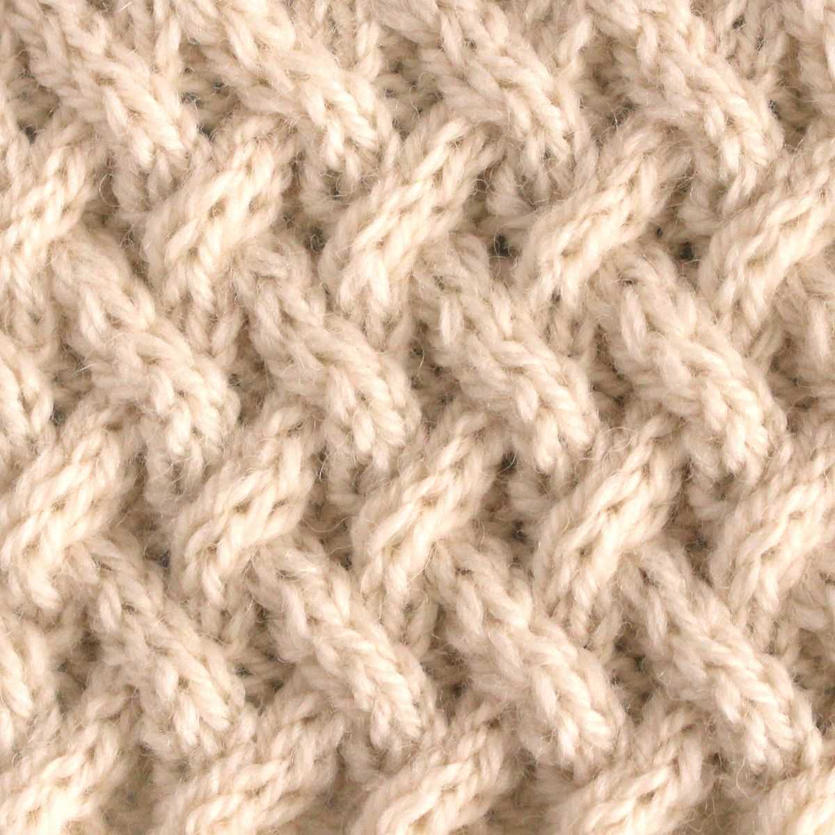 Sand cable knit pattern