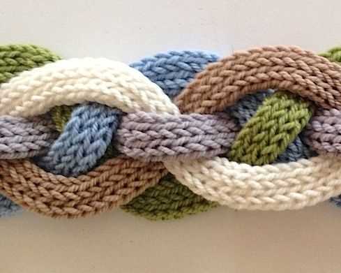 Knitted headband pattern straight needles