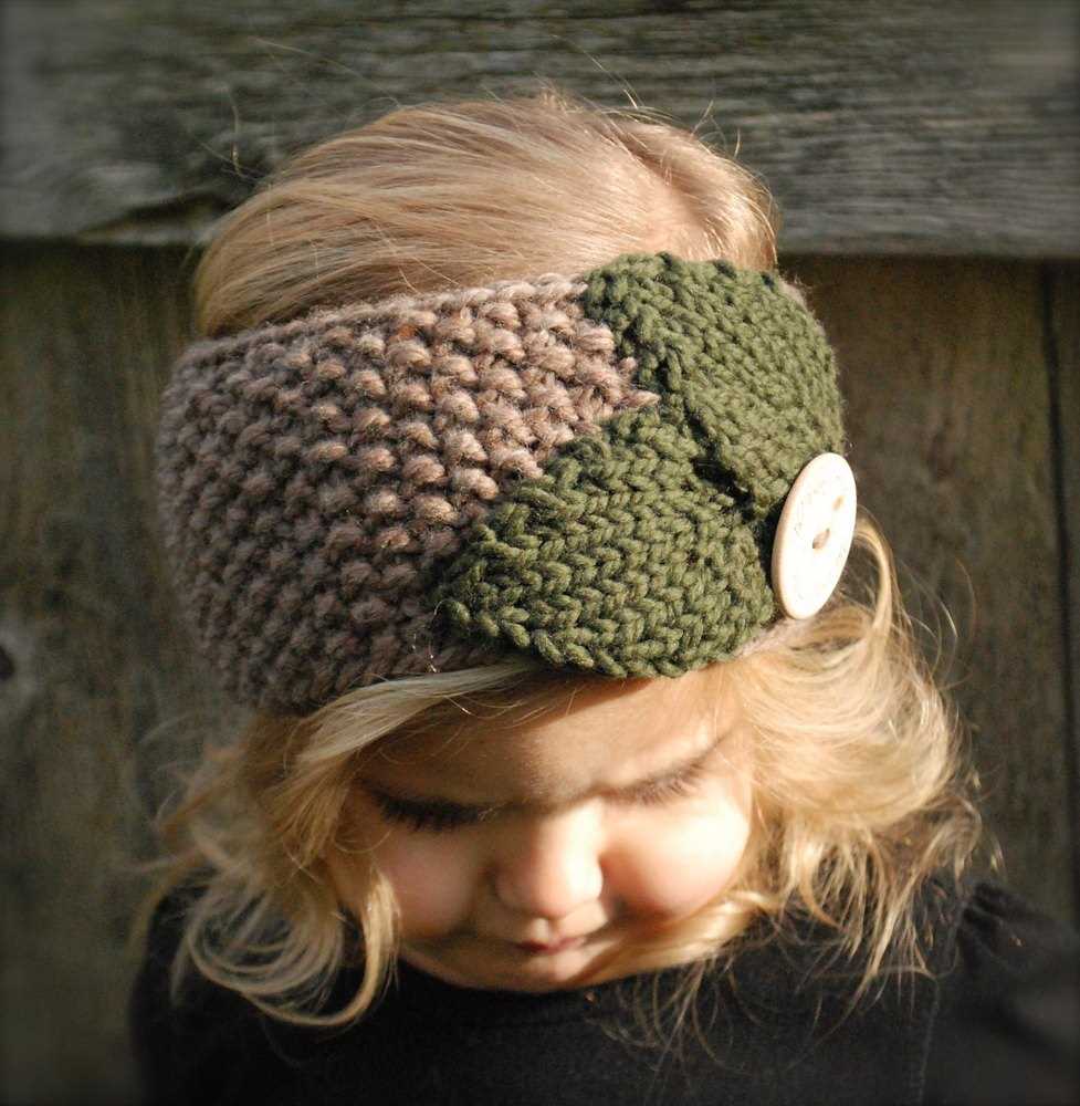 Simple ear warmer knitting pattern
