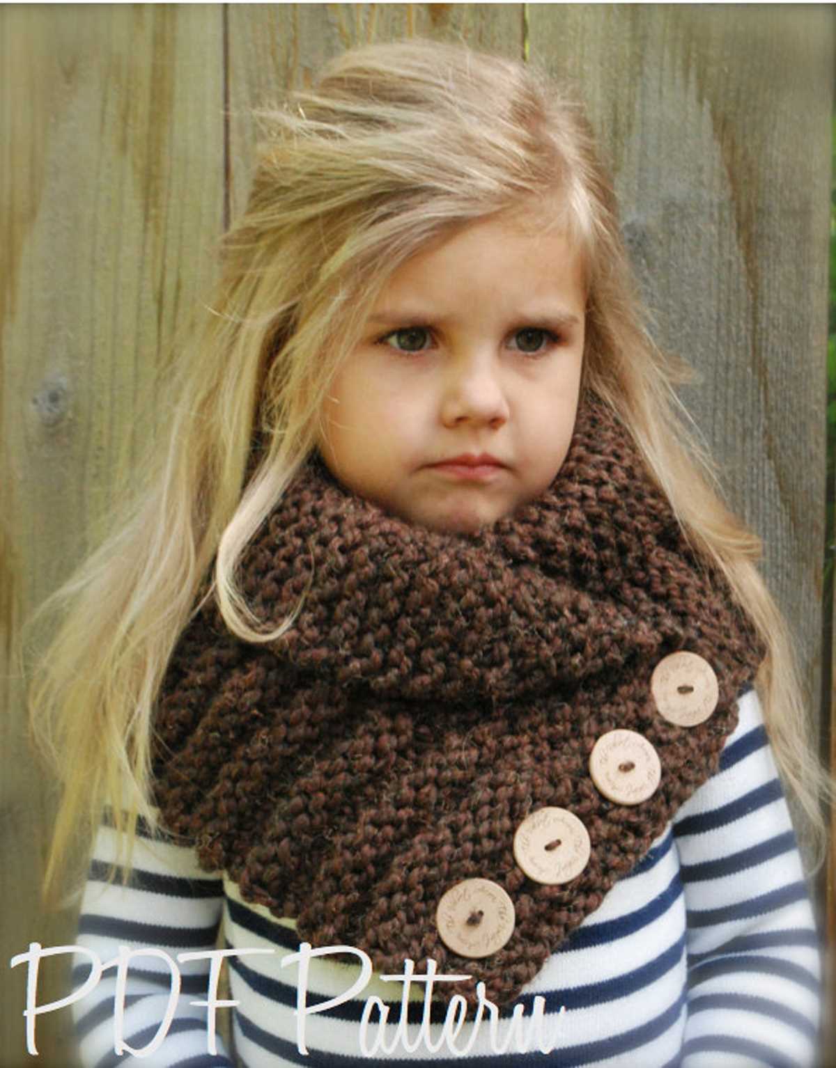 Baby scarf knitting pattern