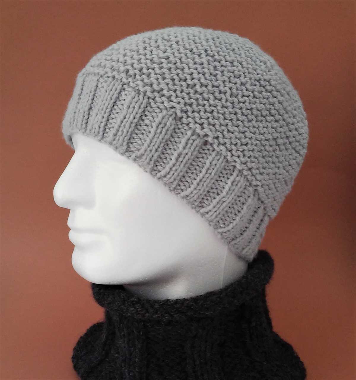 Boyfriend beanie knitting pattern