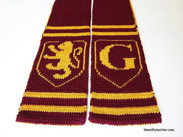 Harry potter hufflepuff scarf knitting pattern