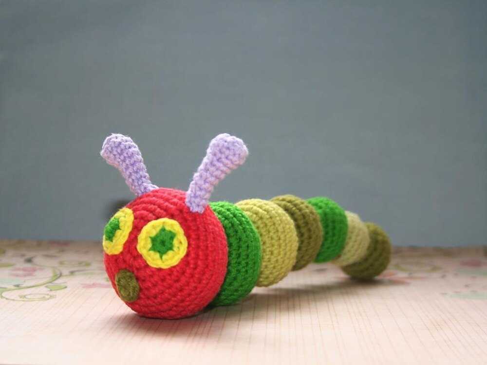 Caterpillar knitting pattern